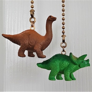 Dinosaur Acrylic Crystal Pull Chain for Ceiling Fans etc.