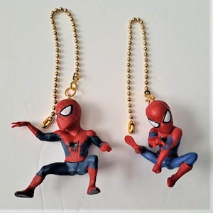 Spiderman, Spider-Man, Spider Man, Marvel Ceiling Fan and Light Pulls