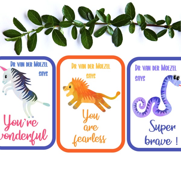 I Was Brave Doctor Reward Stickers | Personalised Doctors Stickers | Brave