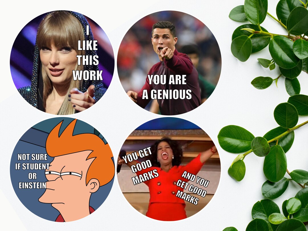 Funny Meme Teacher Stickers Version 5 | Classroom Stickers | Reward ...