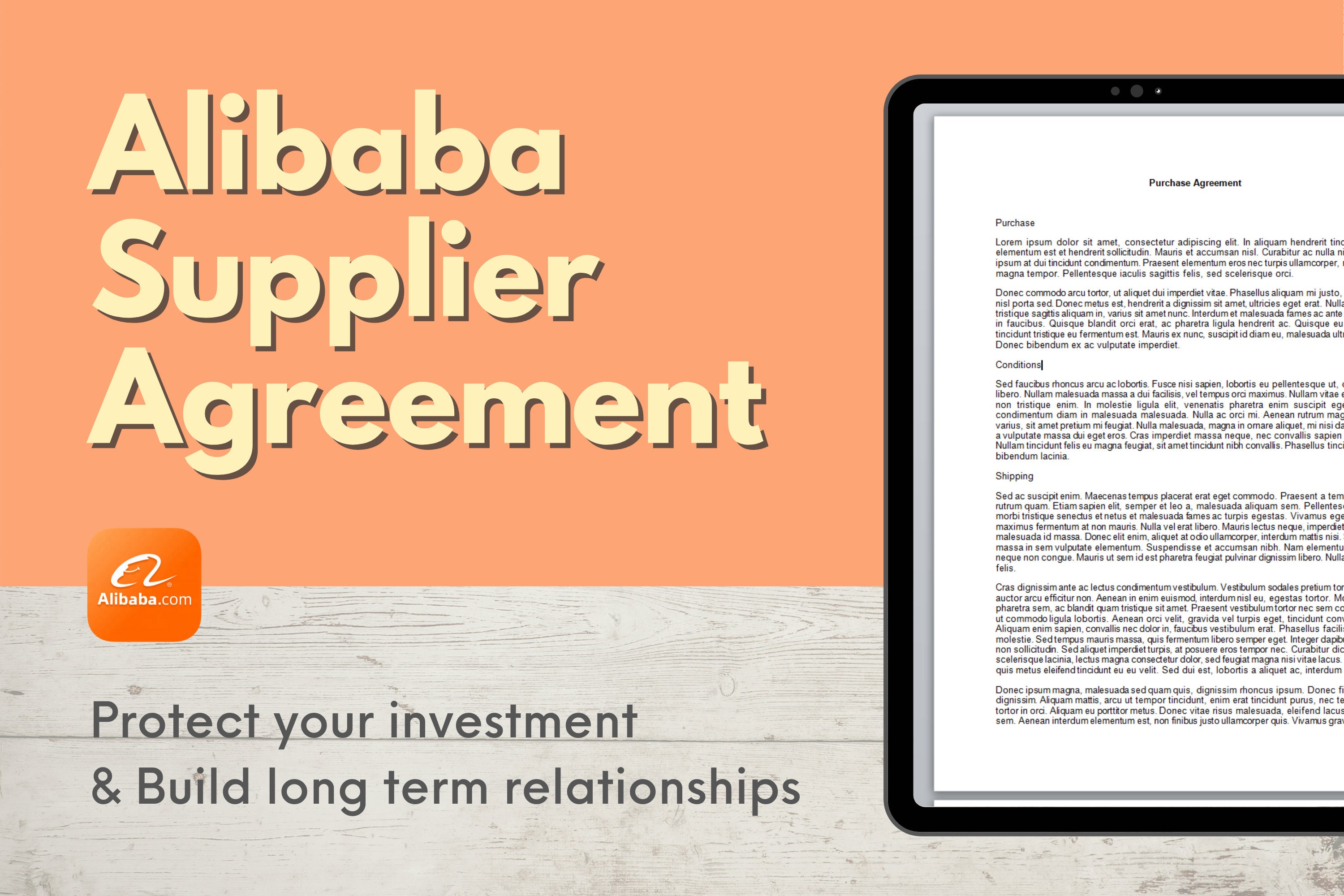 Alibaba Supplier Contract Template Alibaba Supplier Contract Template