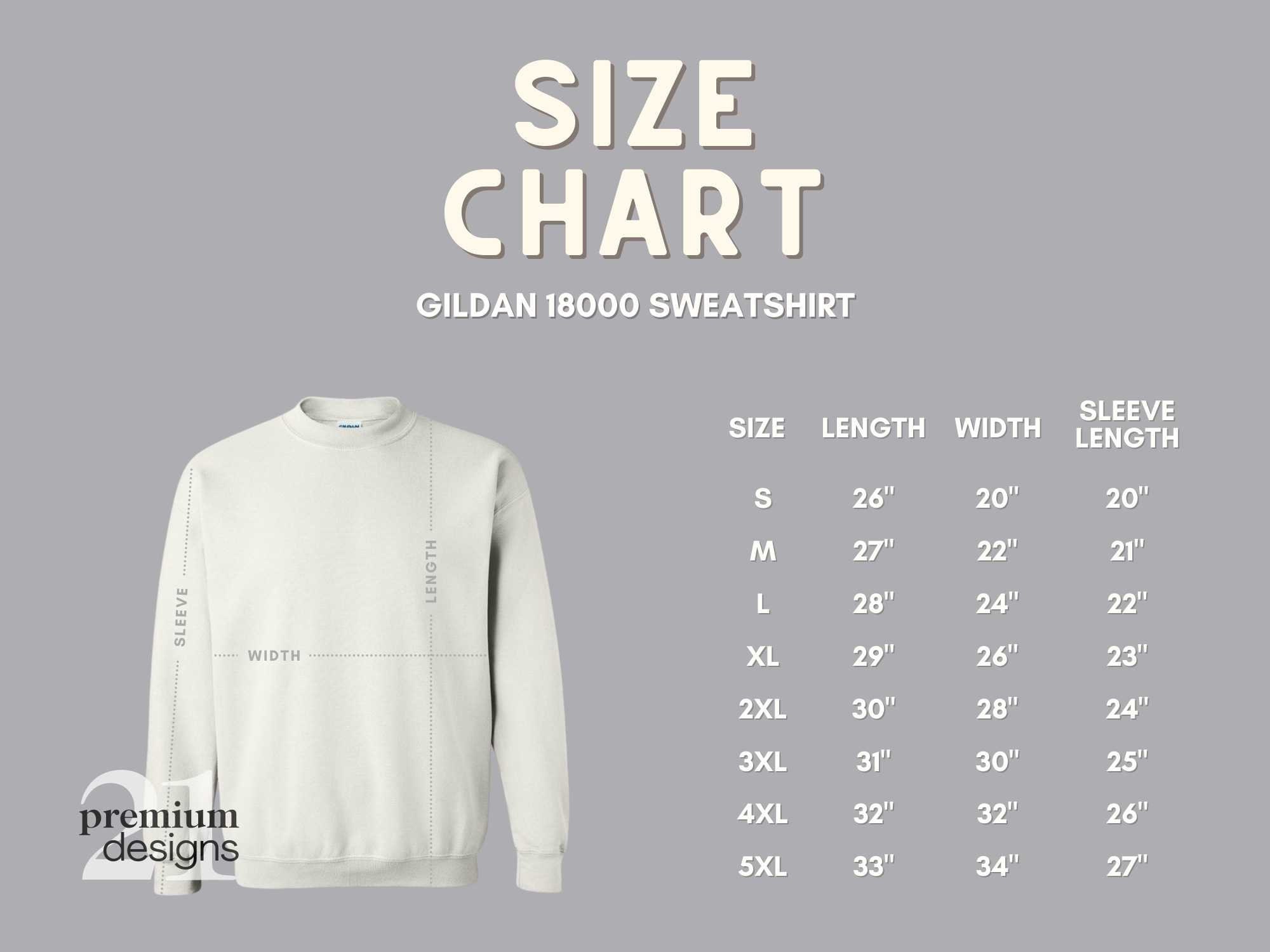 size chart crewneck champion