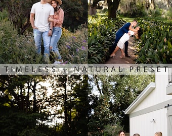 Natural & Timeless Preset For Photographers - Lightroom Desktop preset- canon preset