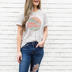 White Marble Bella Canvas Mockup 3005 Bella Canvas T-shirt Flat Lay Mockup Boutique Flat Lay Wonder Digital