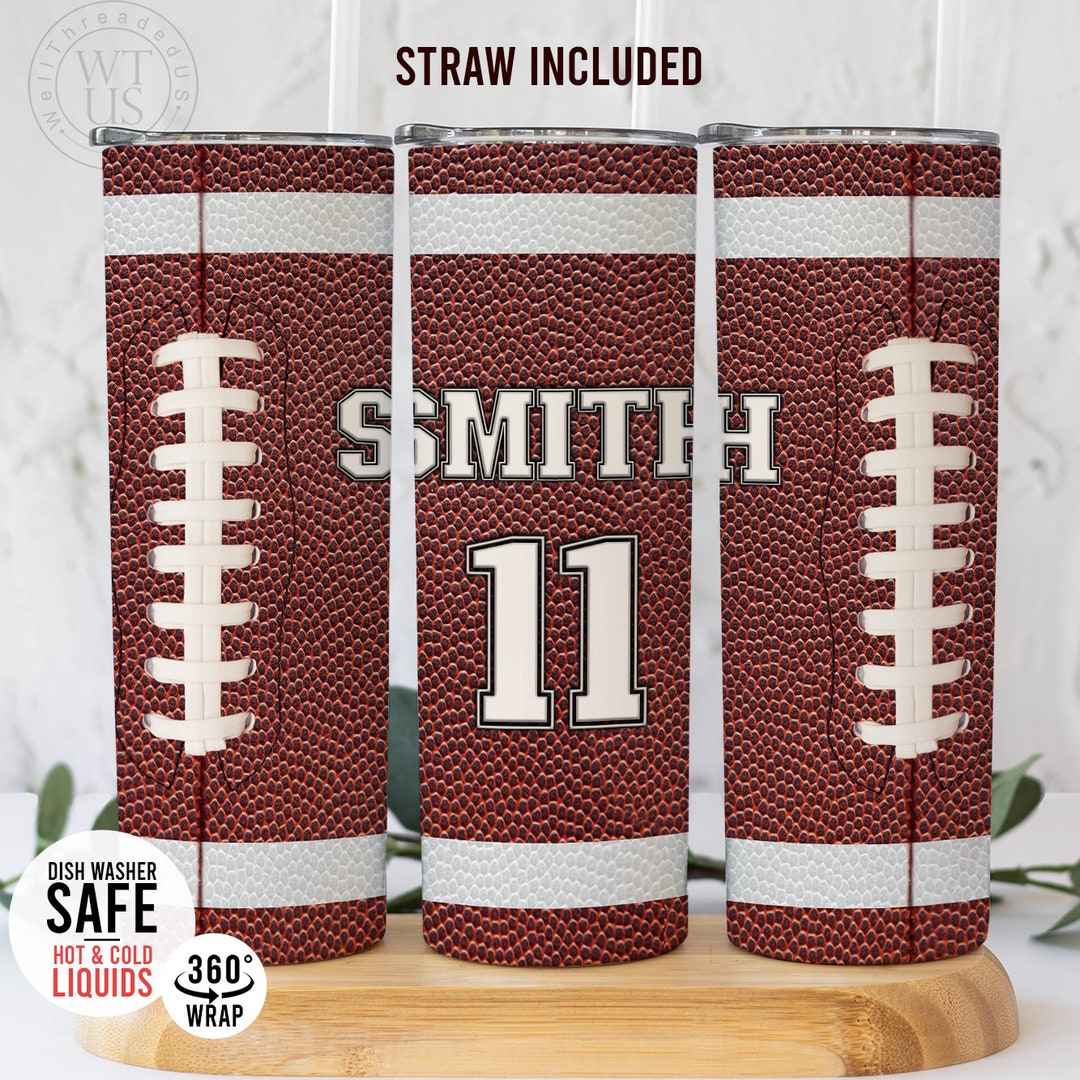 Custom Football Tumbler, Football Mom Tumbler , Gift for Mom, Sports