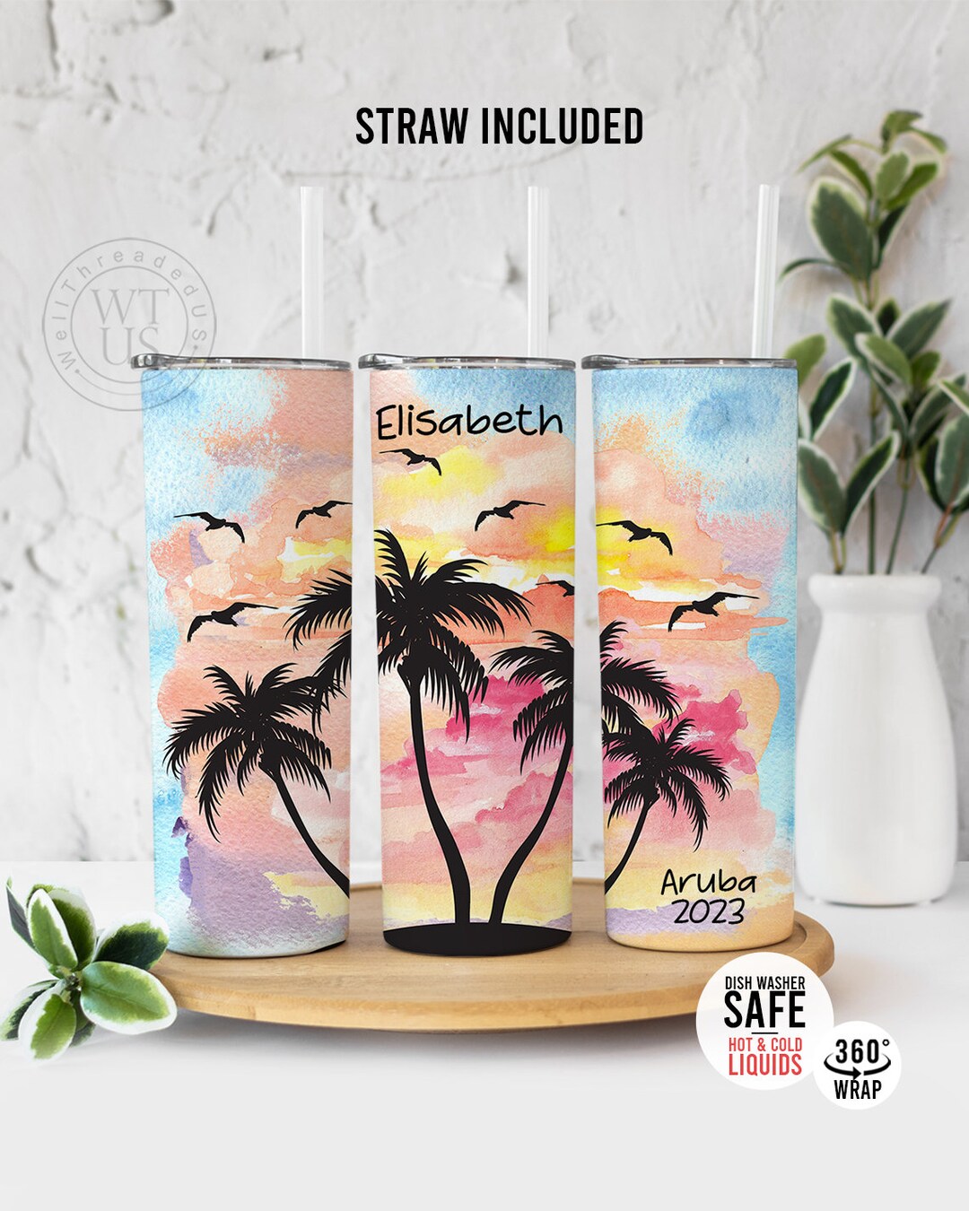 Custom Beach Vacation Tumbler , Beach Vacation Tumbler , Family