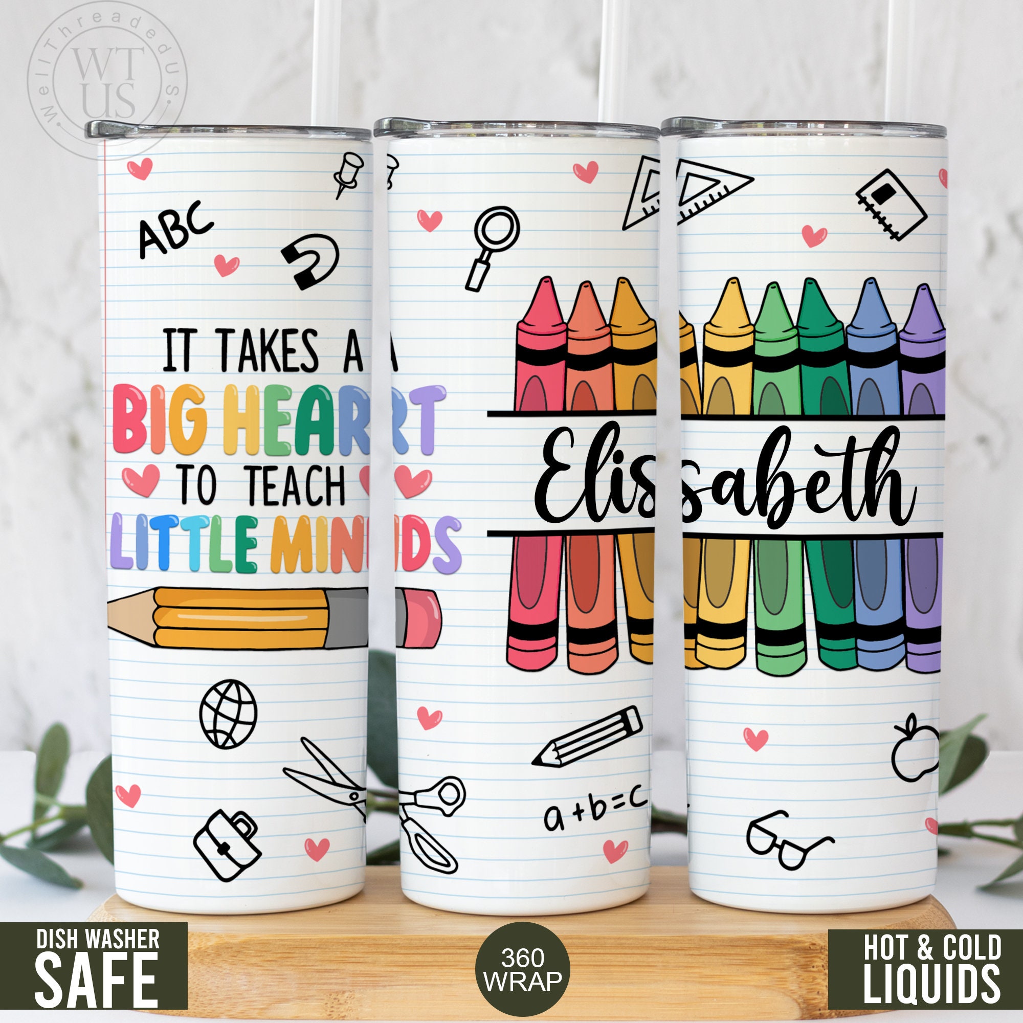 Personalized Teacher Tumbler Custom Teacher Tumbler Gift Etsy