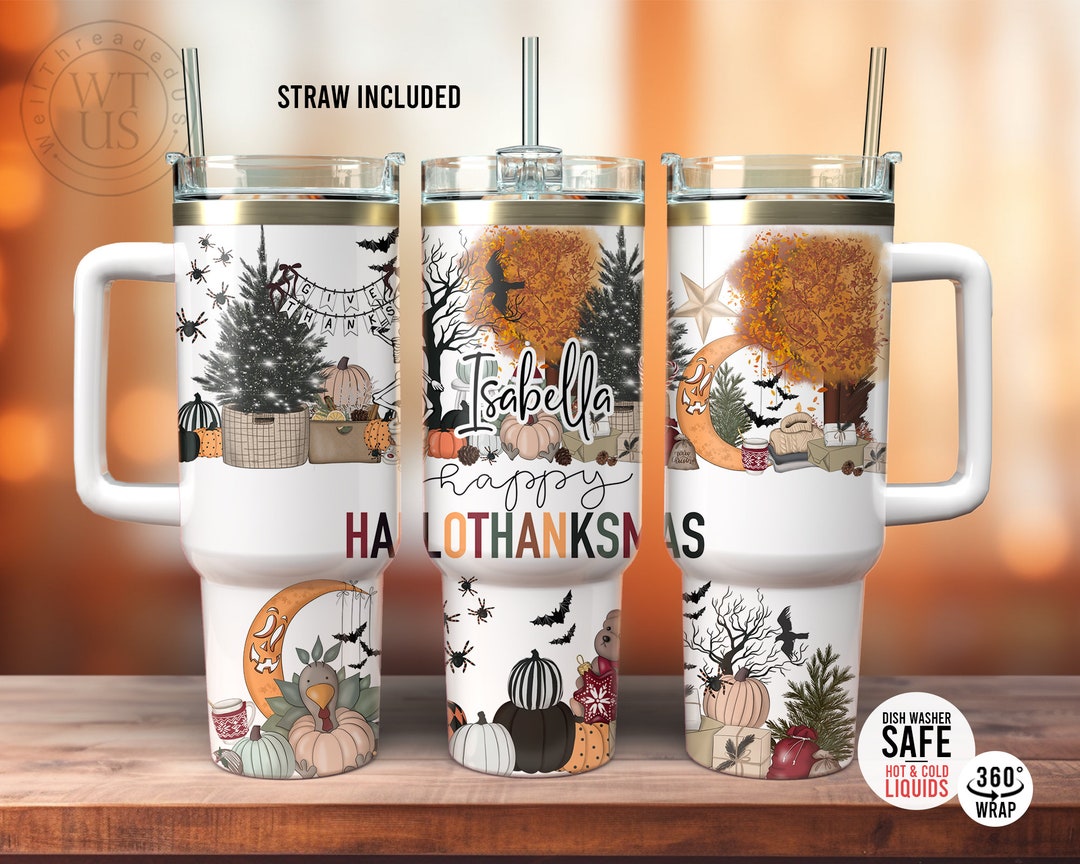 Halloween 40oz Tumbler 40oz Tumbler Halloween Gift for Etsy