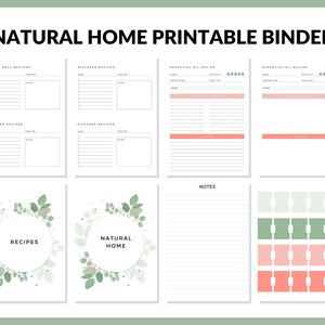 Homesteading Printable Planner for Homesteaders Binder 43 Page PDF 8.5x11 Instant Download Recipe Book Printable Pages Homesteading image 5