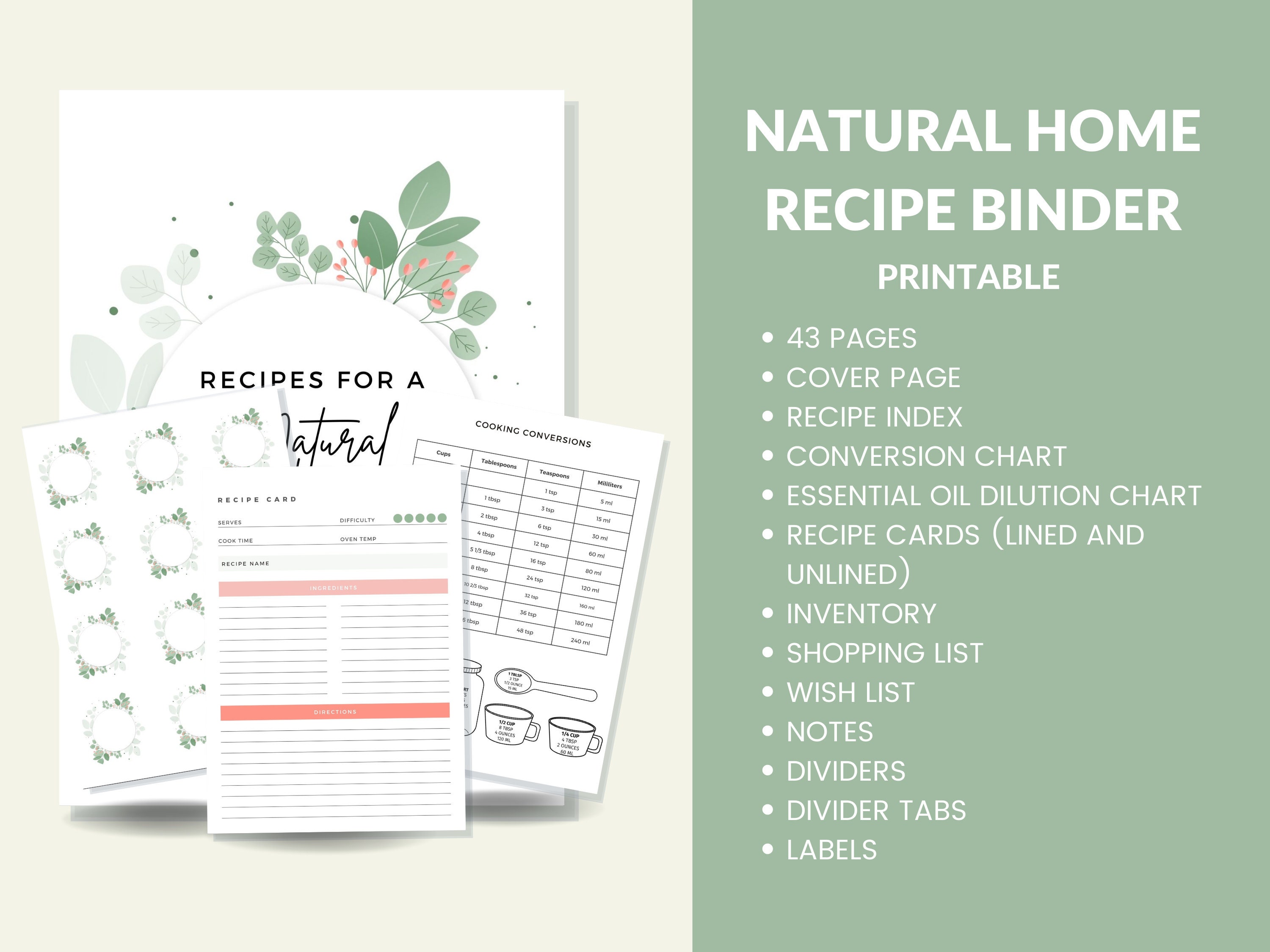 Homesteading Printable Planner for Homesteaders Binder 43 Page PDF 8 ...