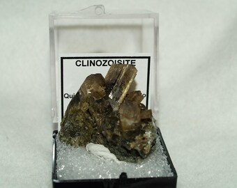 Peruvian Clinozoisite Thumbnail Specimen