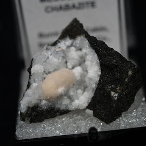 USA Mesolite with Chabazite Thumbnail Specimen
