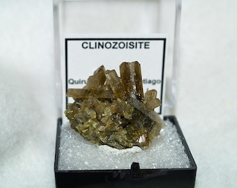 Peruvian Clinozoisite Thumbnail Specimen