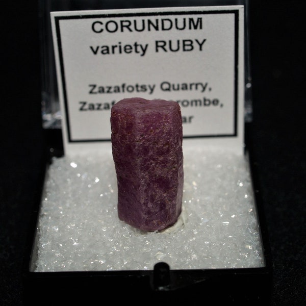 Corundum variety Ruby Thumbnail Specimen