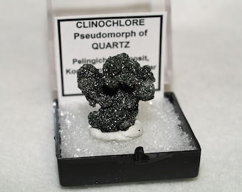 Clinoclore pseudomorph of Quartz Thumbnail Specimen