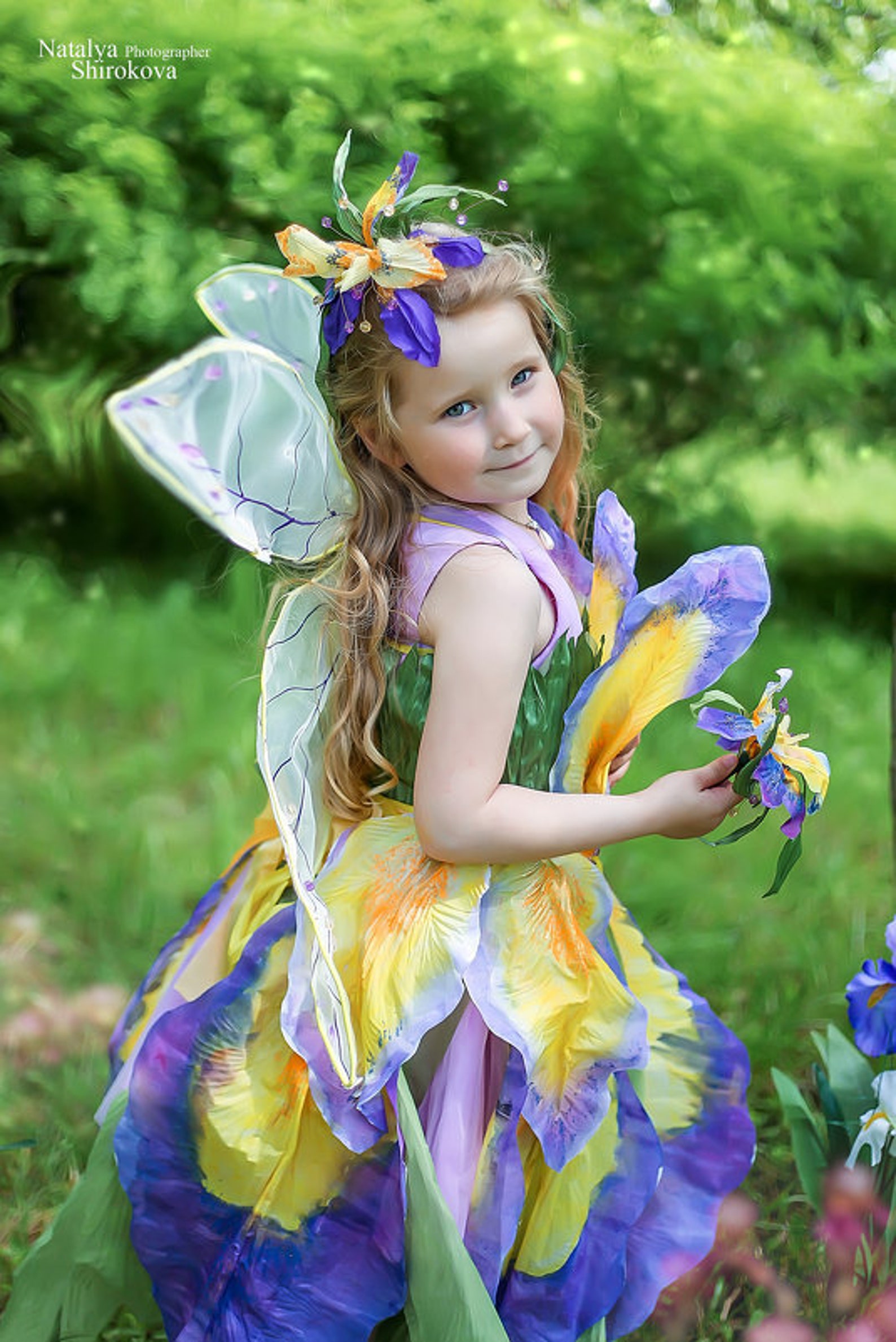 flower-iris-suit-for-a-girl-etsy