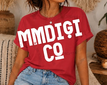 Gildan 64000 Red Tshirt Mockup, Unisex Soft Style Shirt Digital Download