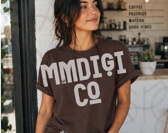 Gildan 64000 Dark Chocolate Brown Tshirt Mockup, Unisex Soft Style Shirt Digital Download