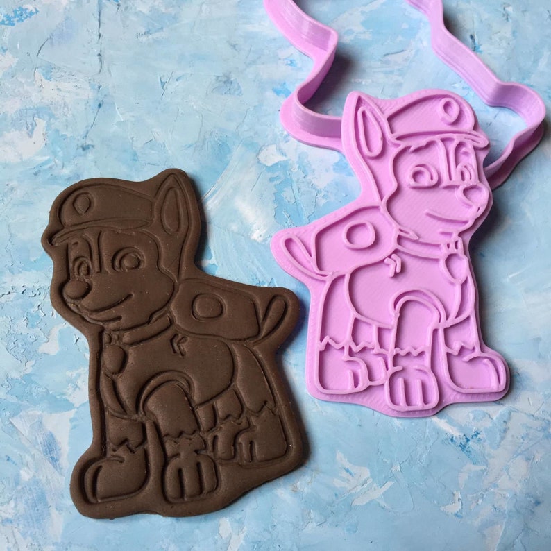 Paw Patrol Cookie Cutters Pick Your Size and Colors Etsy