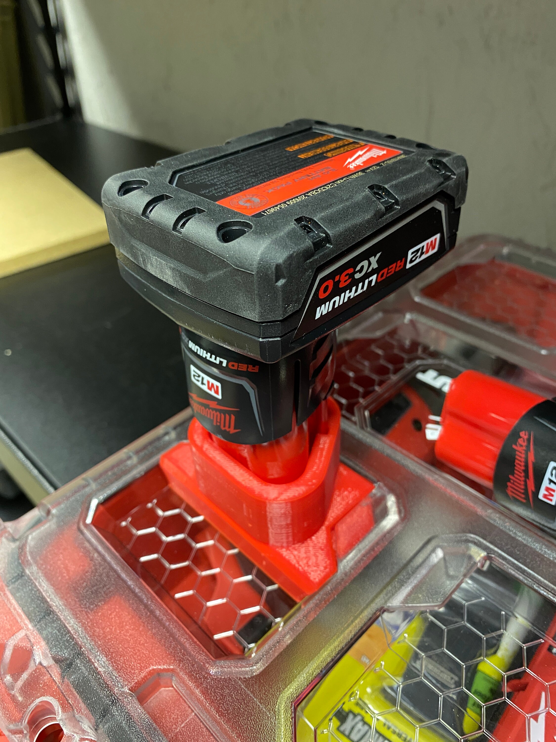 M12 Battery Milwaukee Packout Holder Mount to Your Packout Etsy