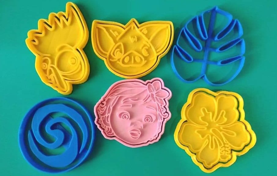 Moana Cookie Cutters- Pick Your Size and Colors