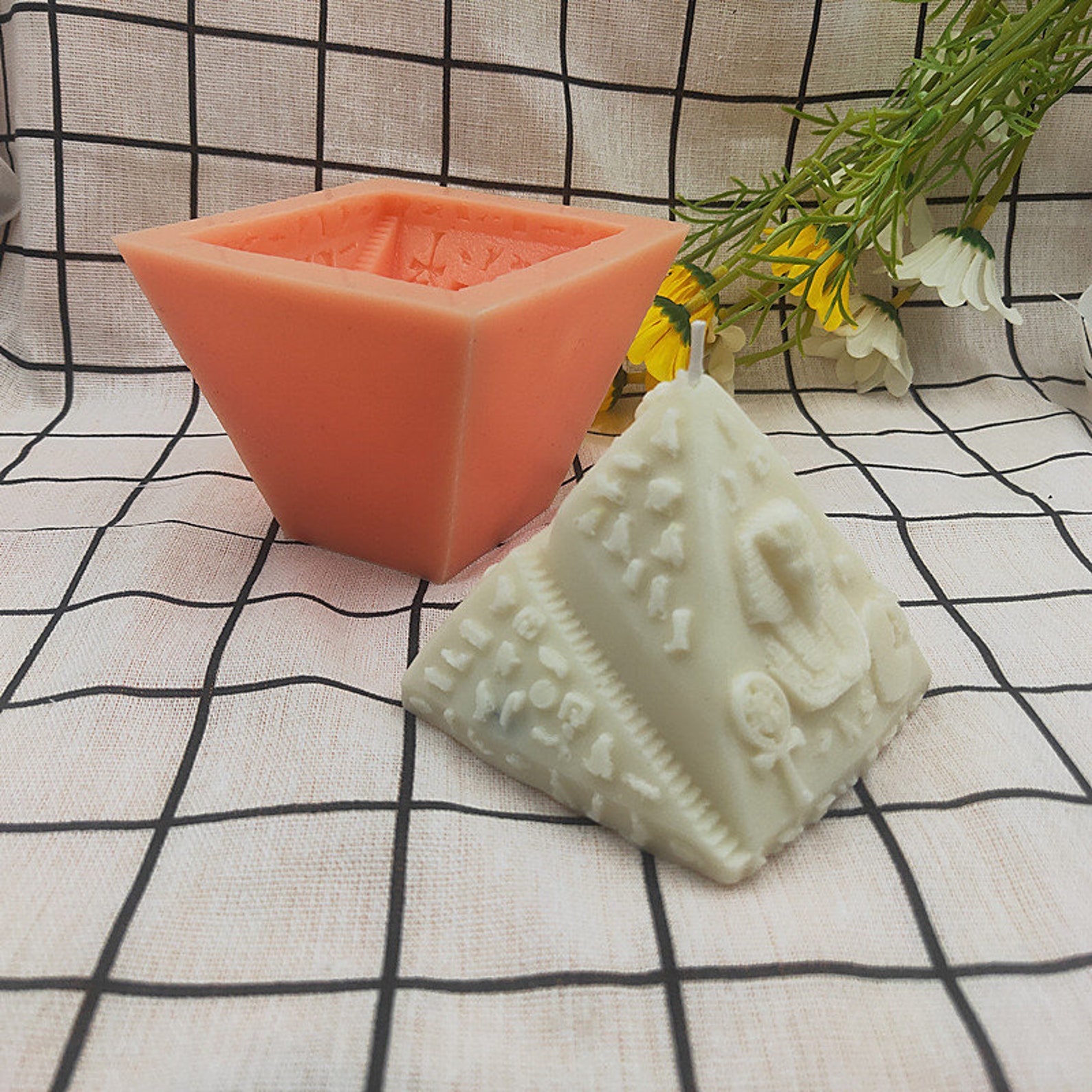 Pyramid Mold for Resin Pyramid Candle Mold Silicone Orgone Etsy