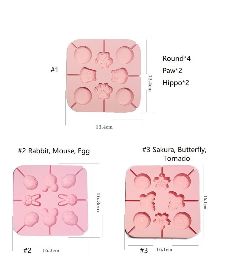 Lollipop Mold Hard Candy Silicone Molds Butterfly Paw Etsy