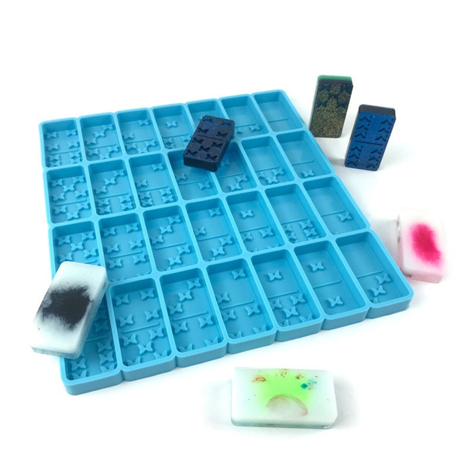 New Playing Card Theme Dominos Mold Silicone MoldsHeart Club Etsy