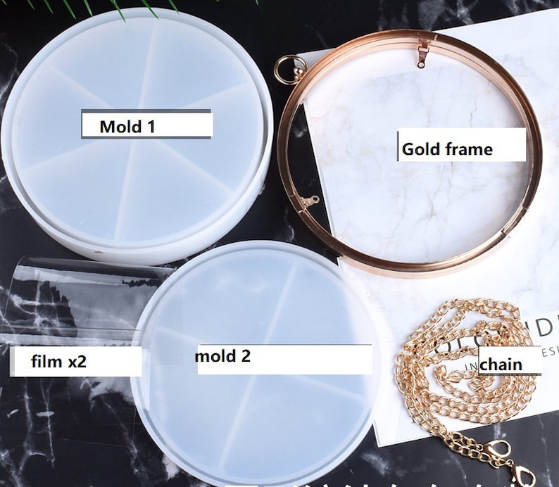 Silicone Clutch Purse Wallet Bag Mold Set For Resin Epoxy Etsy