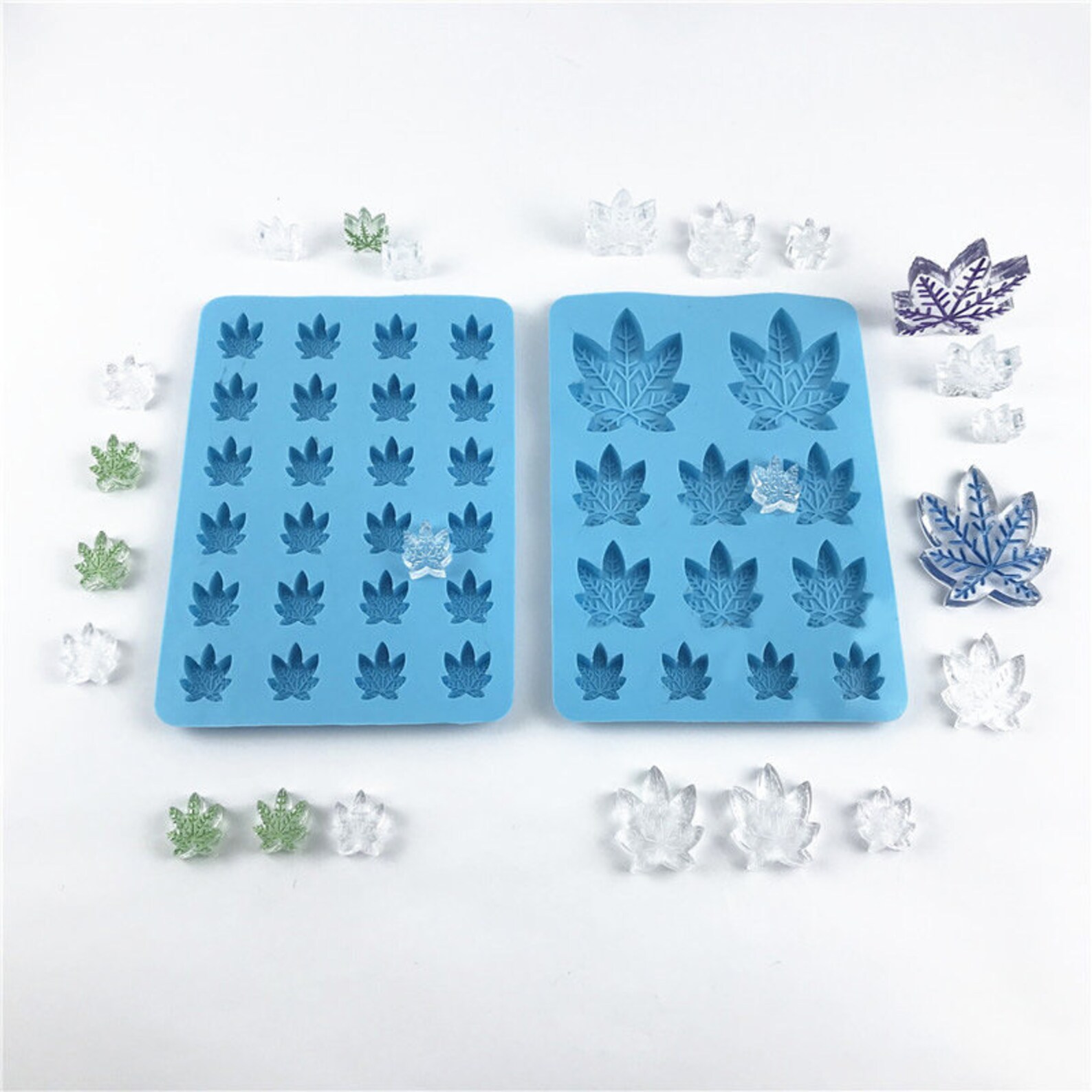 Marijuana leaf silicone Mold Silicone weed Leaf mold resin Etsy