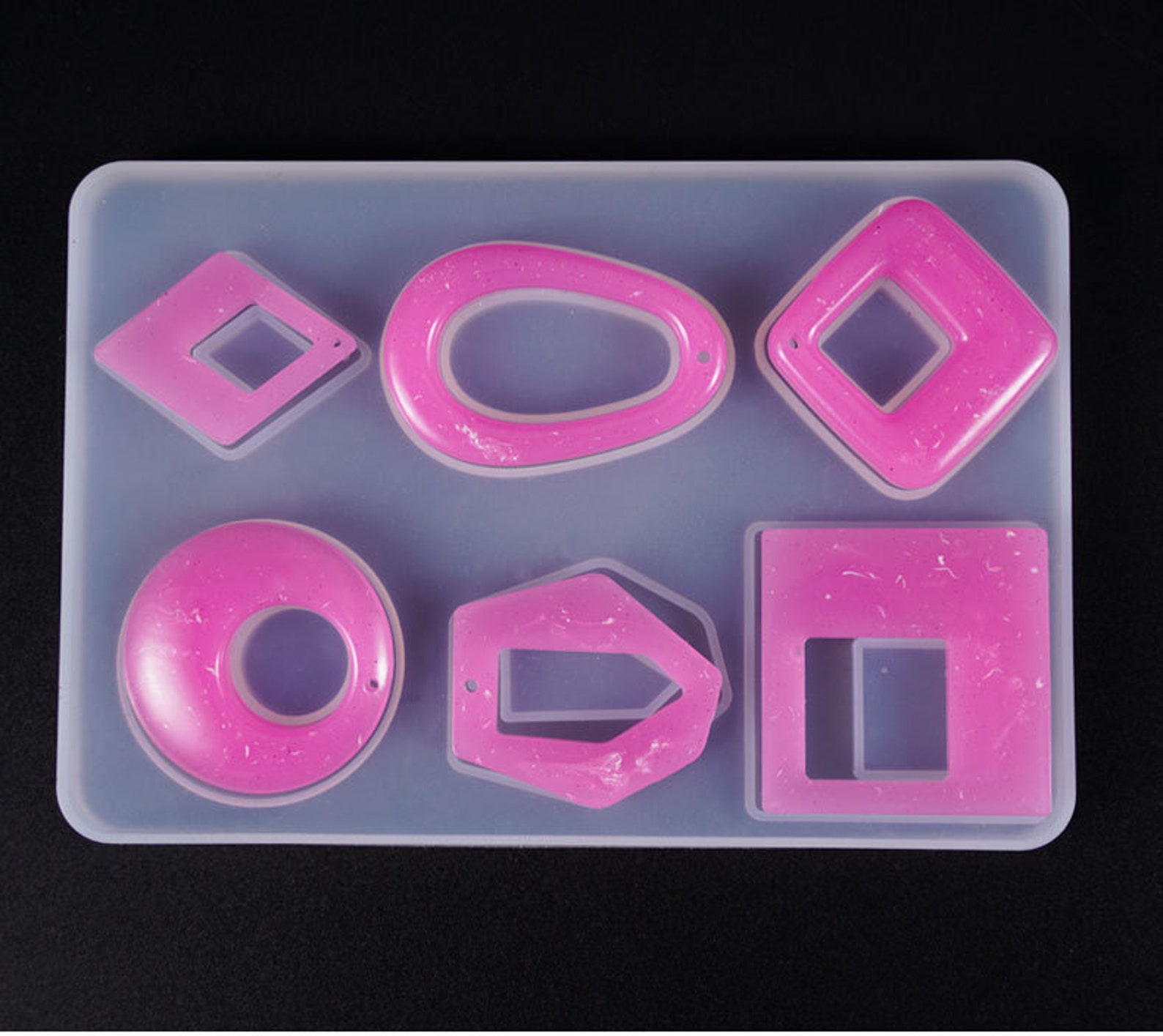 Earring Molds for Clay Resin Silicone Mold Pendants Jewelry Etsy