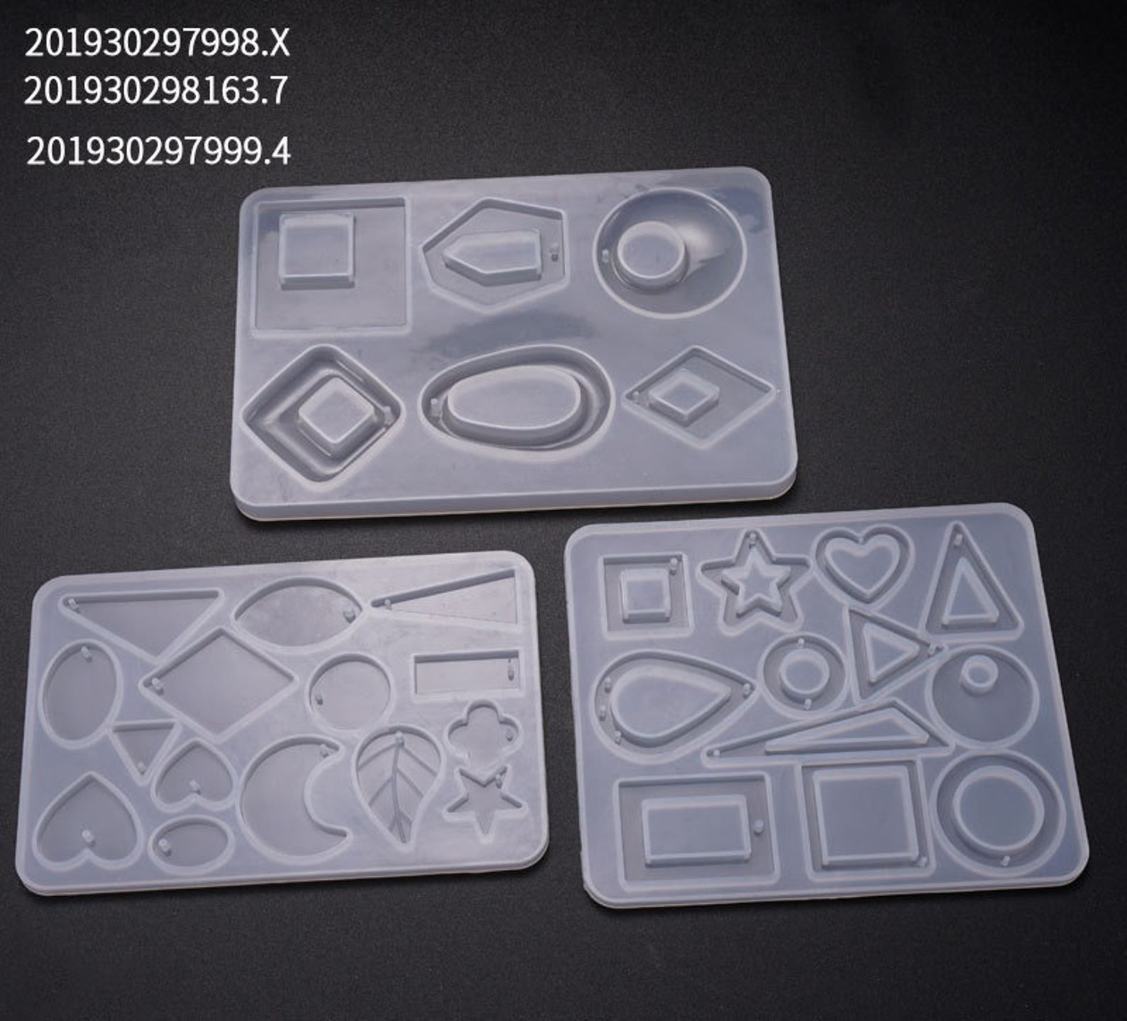 Earring Molds for Clay Resin Silicone Mold Pendants Jewelry Etsy