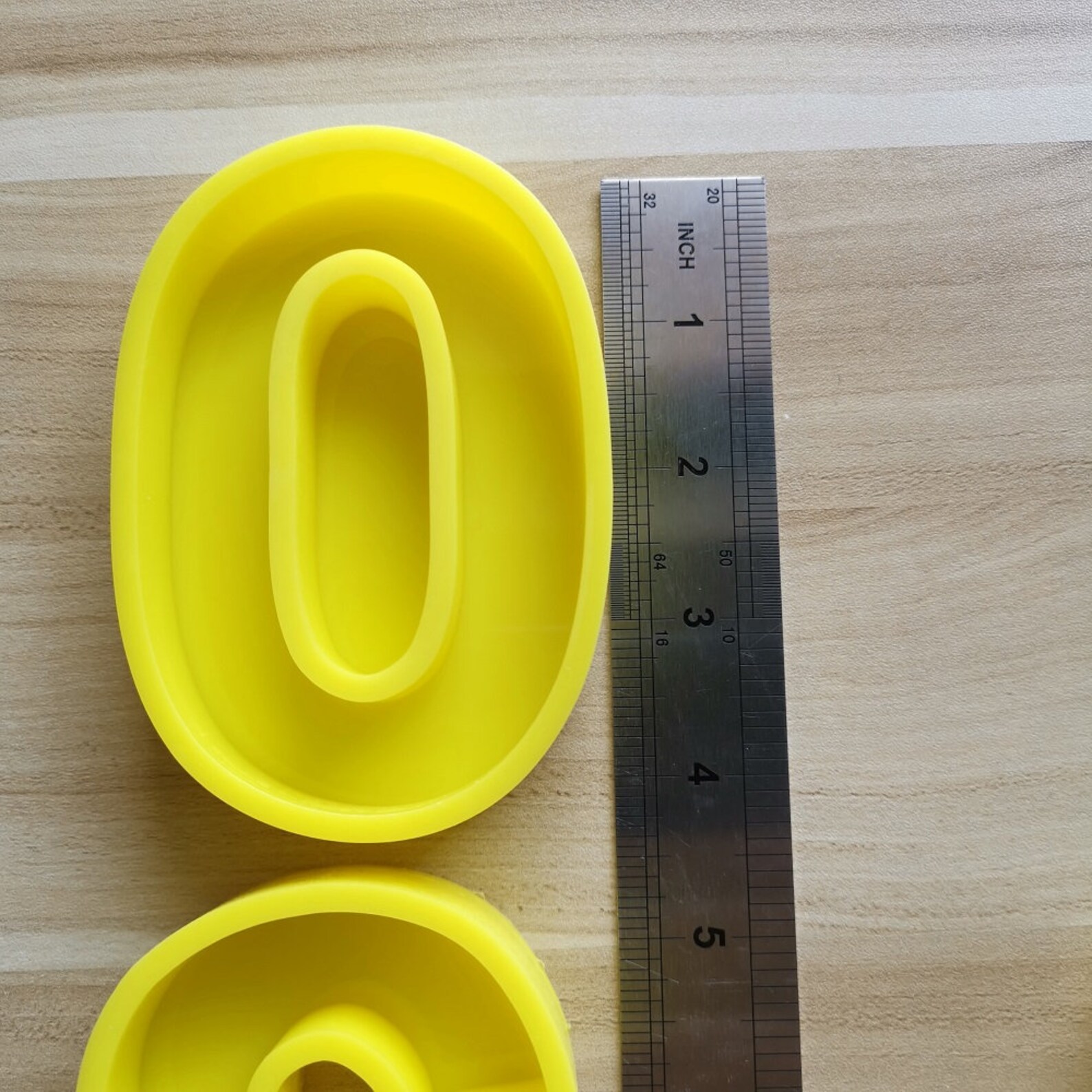 Jumbo 10cm 4'' inch Letter Number Mold Resin Large Etsy