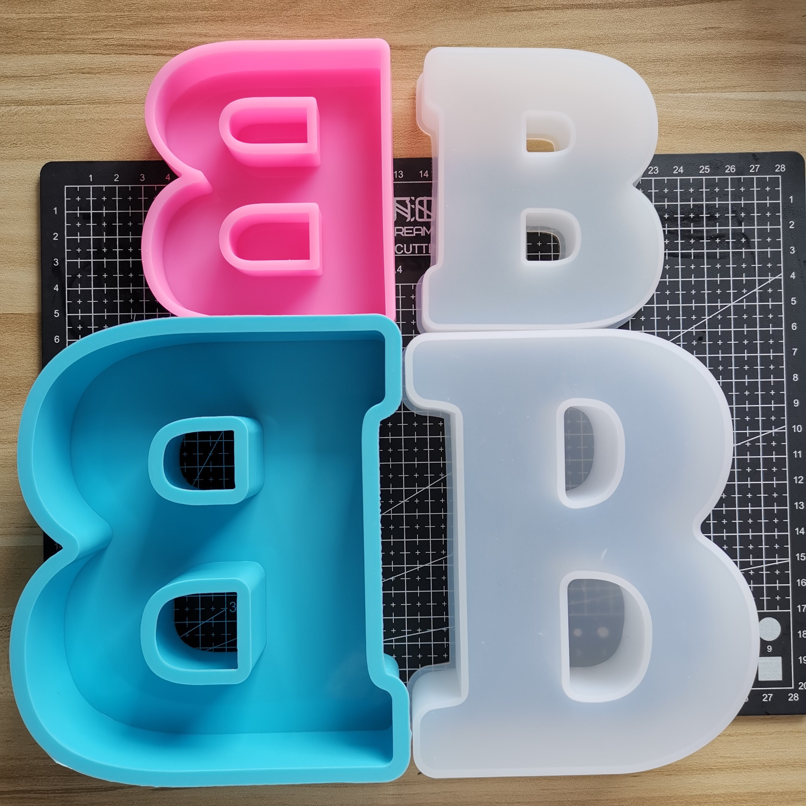4 Style Jumbo 4 6'' inch Huge Alphabet Mold | Etsy