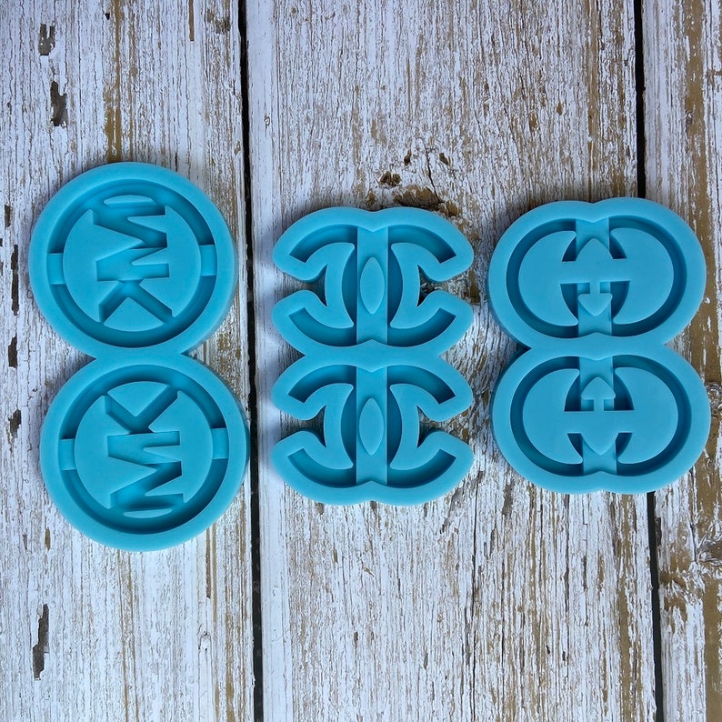 Silicone Designer Straw Topper Mold for Resin Keychain Mold Etsy