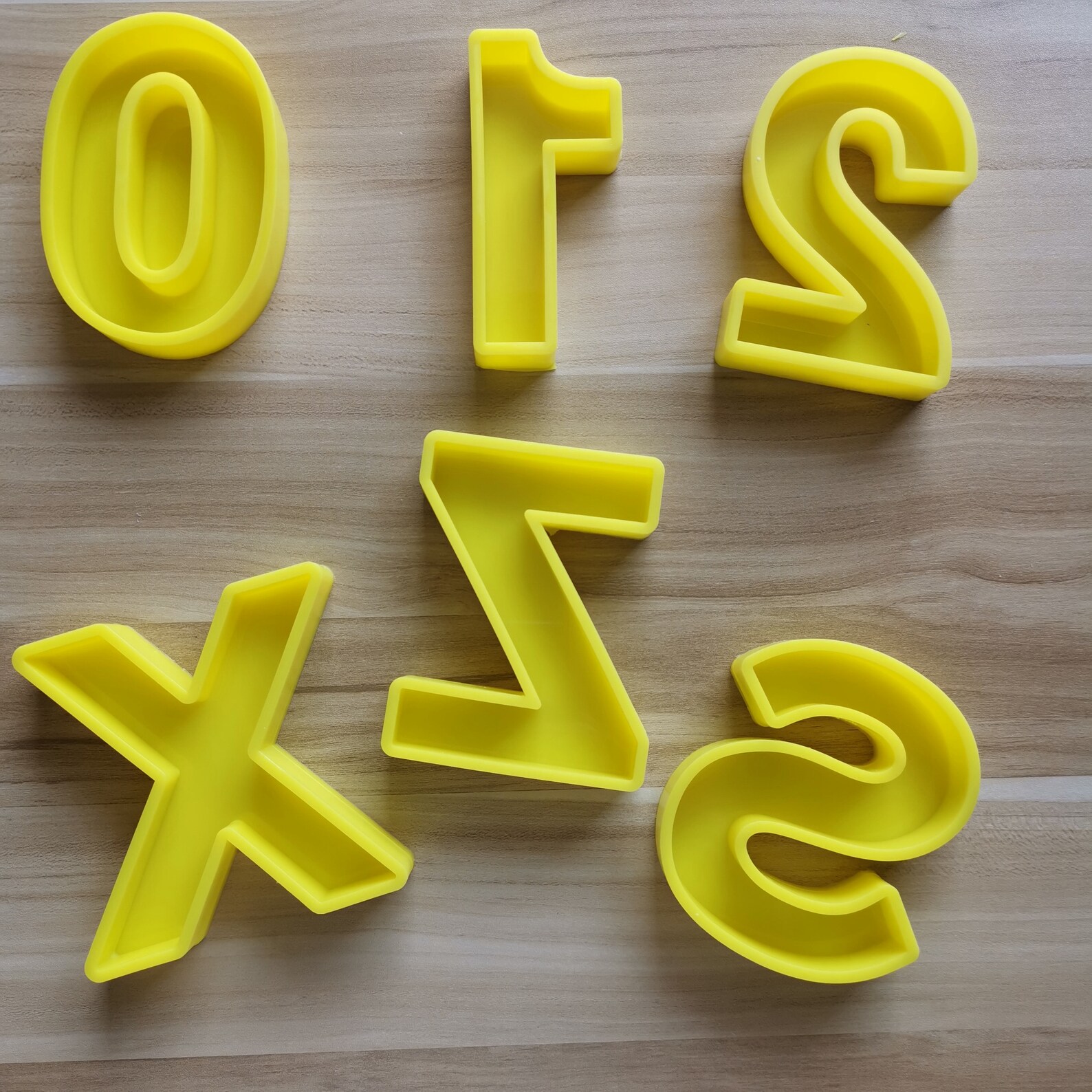 Jumbo 10cm 4'' inch Letter Number Mold Resin Large Etsy