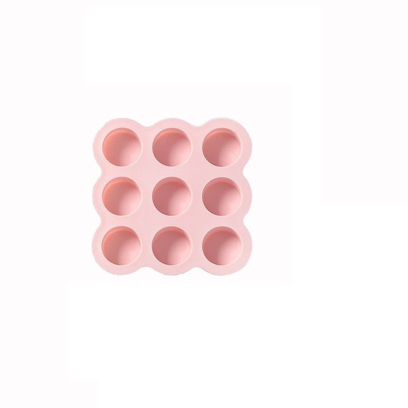 Silicone Round Circle Mold 9 Circles Silicone Mold Circular Etsy