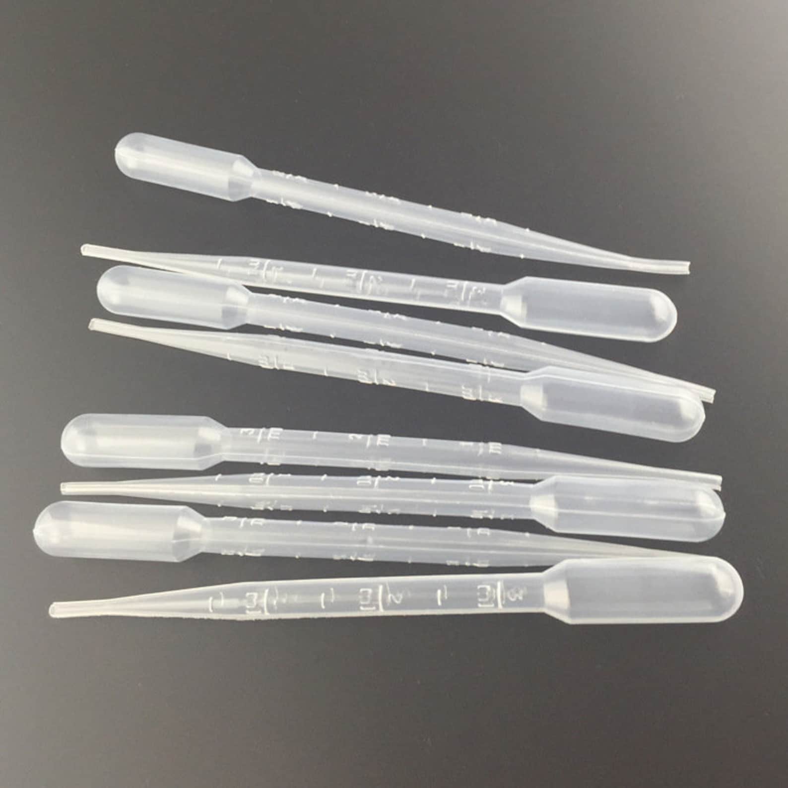 3ml Pipettes Graduated Disposible Plastic dropper Liquid Etsy