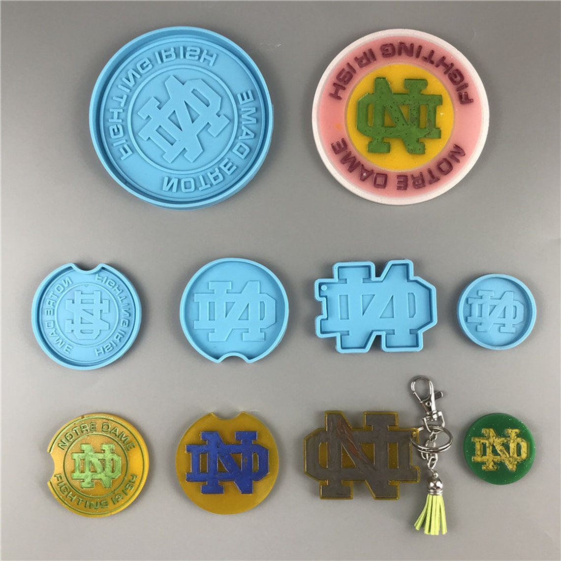 Football team Notre Dame Fighting Irish Team LOGO mold