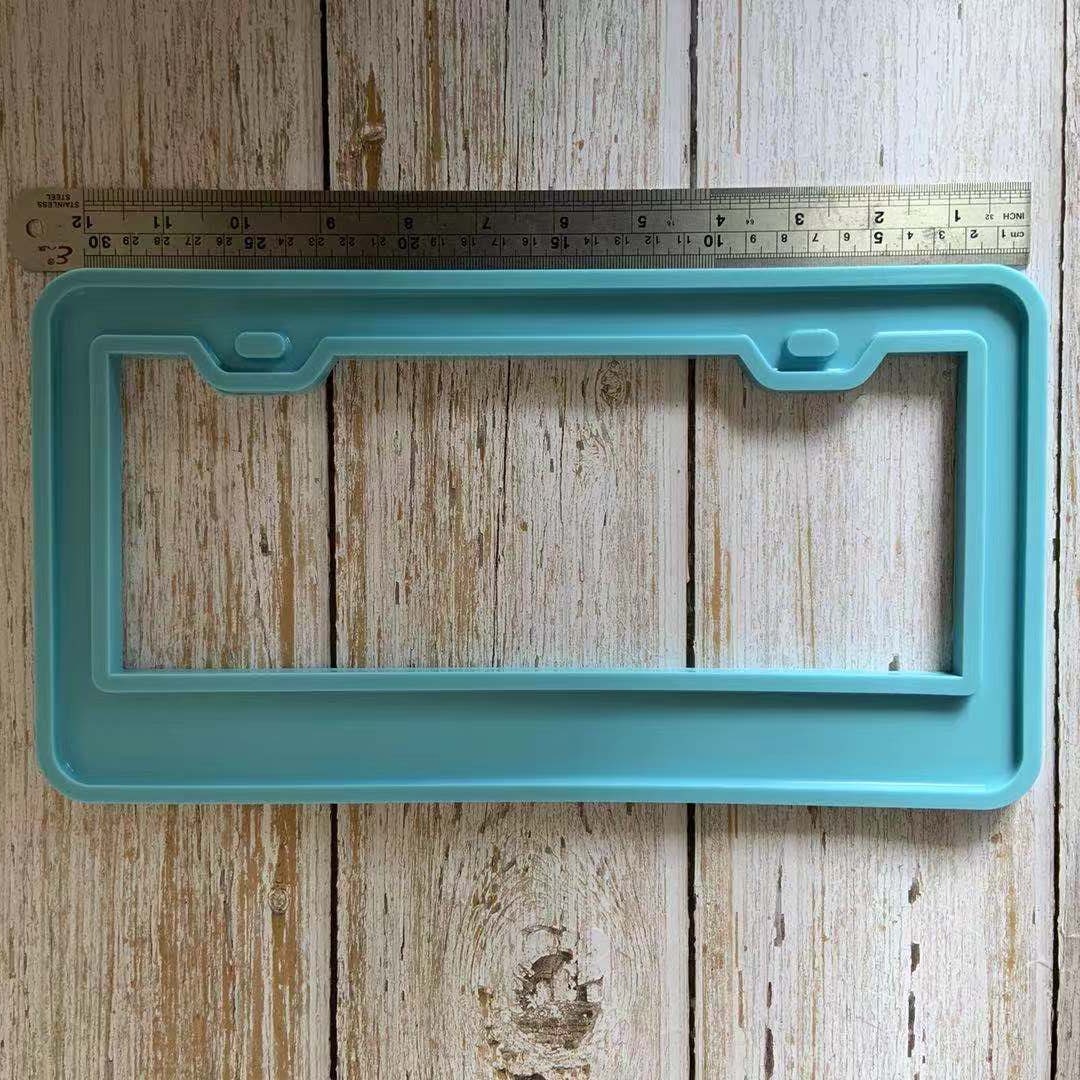 Silicone License Plate Frame Mold for Resin Tag Car Resin Etsy