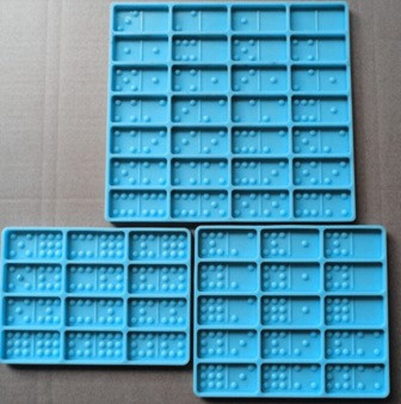 Domino Mold Double 12 pcs Double 9 pcs Dominomo Mold Silicone Etsy