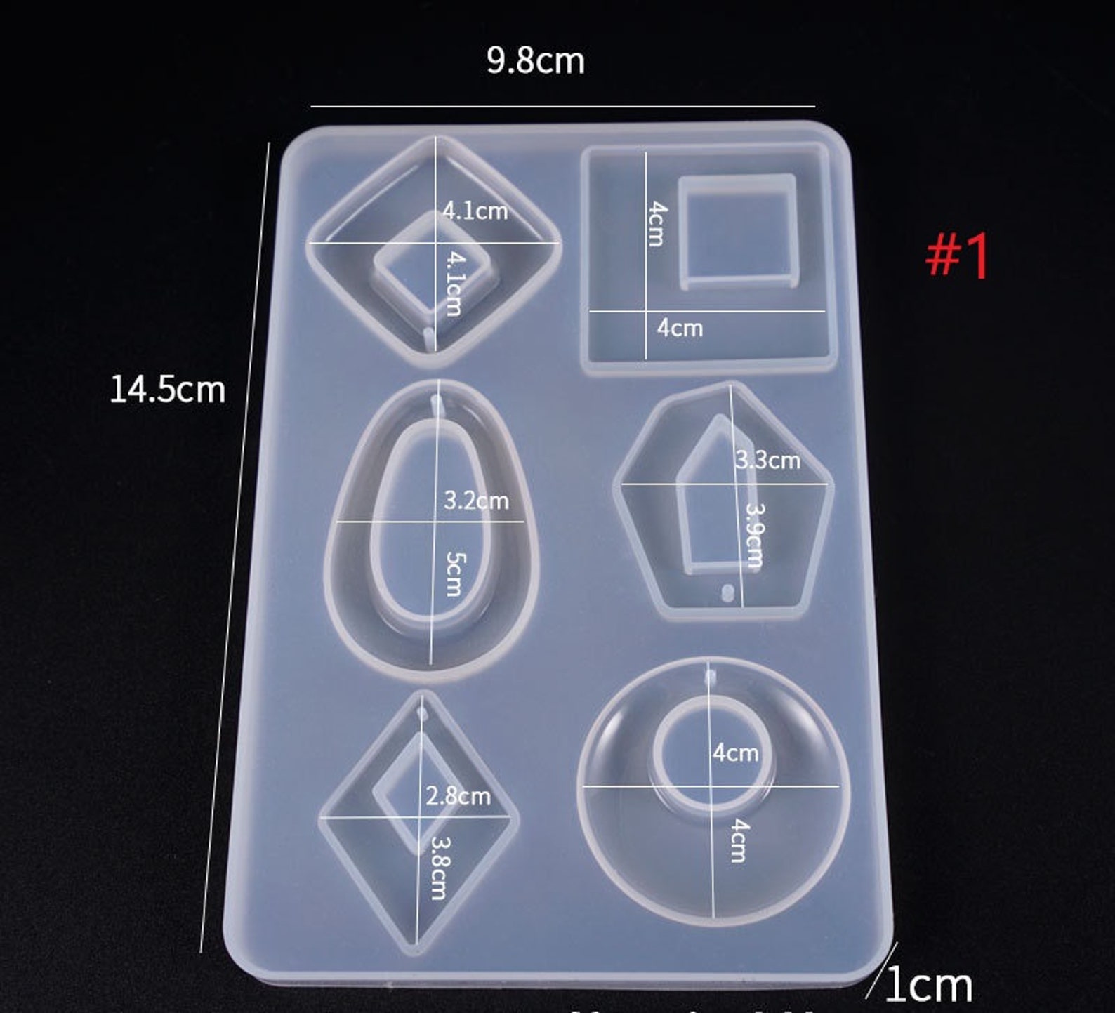Earring Molds for Clay Resin Silicone Mold Pendants Jewelry Etsy