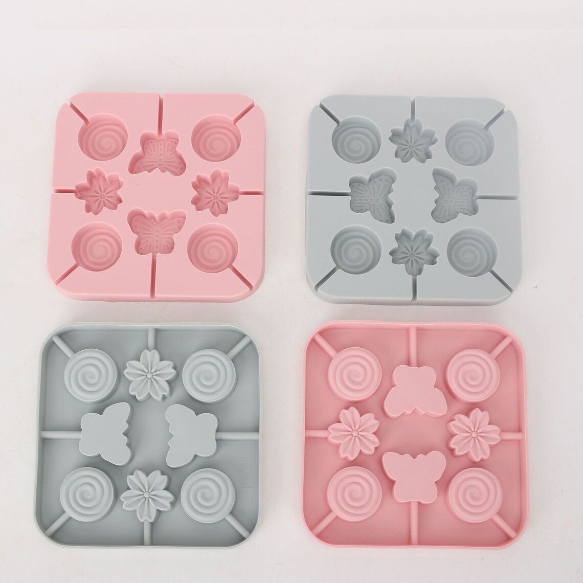 Lollipop Mold Hard Candy Silicone Molds Butterfly Paw Etsy