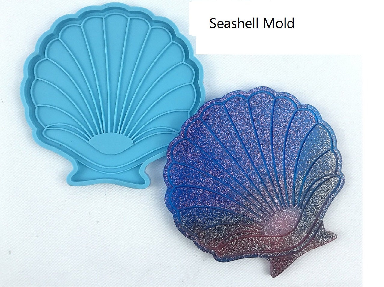 Seashell Silicone Mold for Resin Sea Shell Resin Mold Bath Etsy