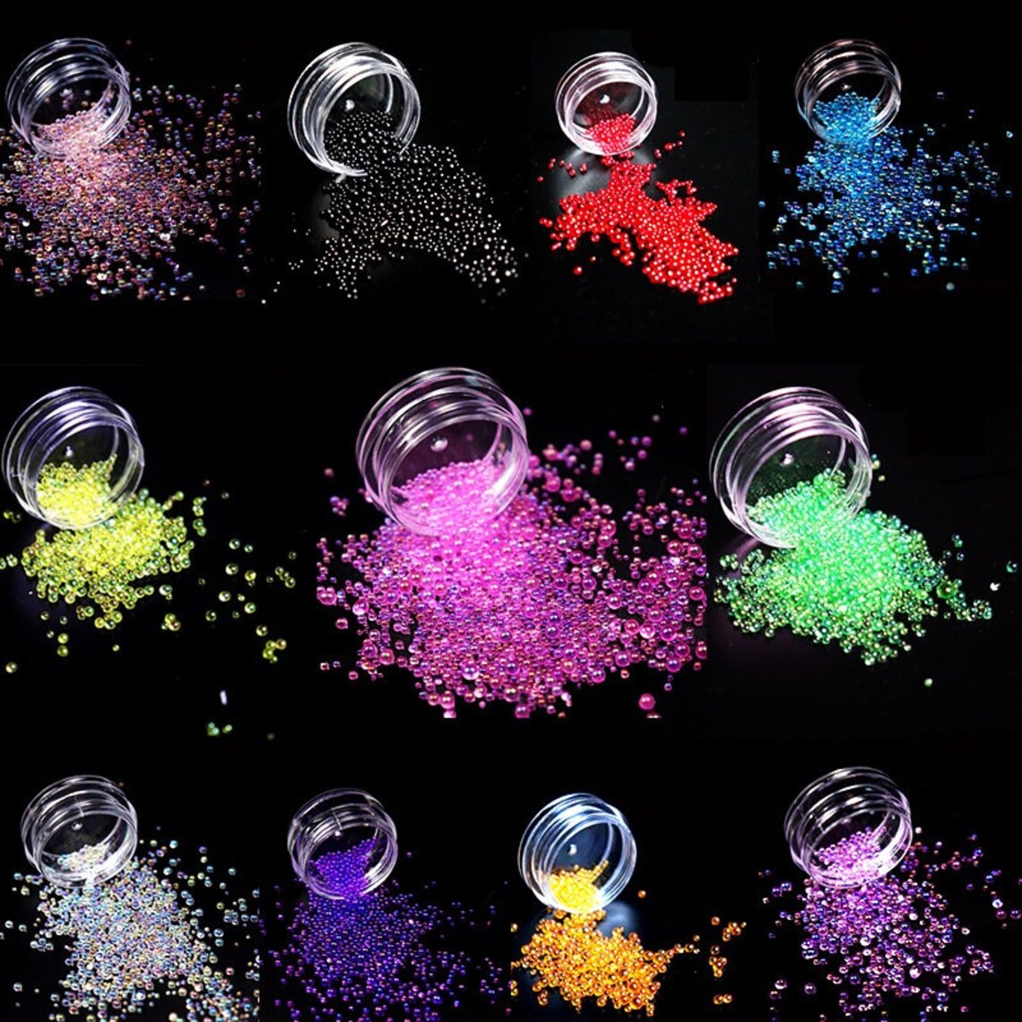 Tiny Bubble Ball Beads 13mm mixed Mini Beads for resin Craft Etsy