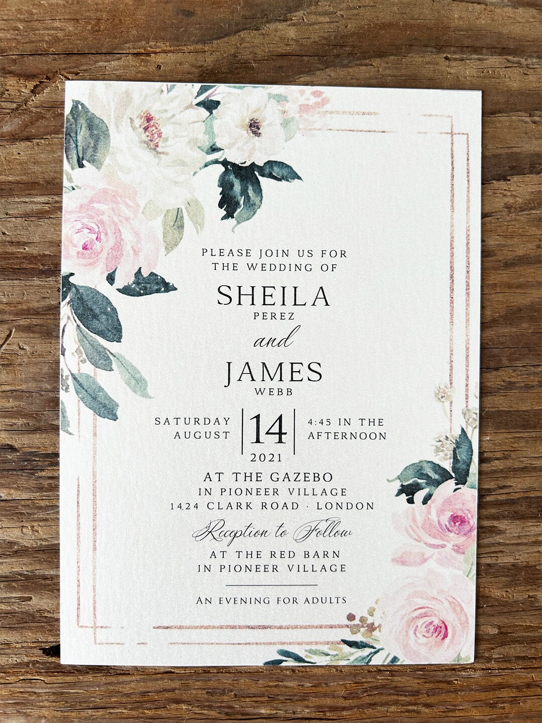 Custom Invitations Etsy