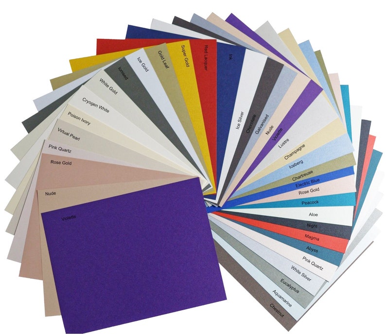 Metallic Cardstock - Curious Metallics - 8.5in X 11in - 20 Sheets - Etsy