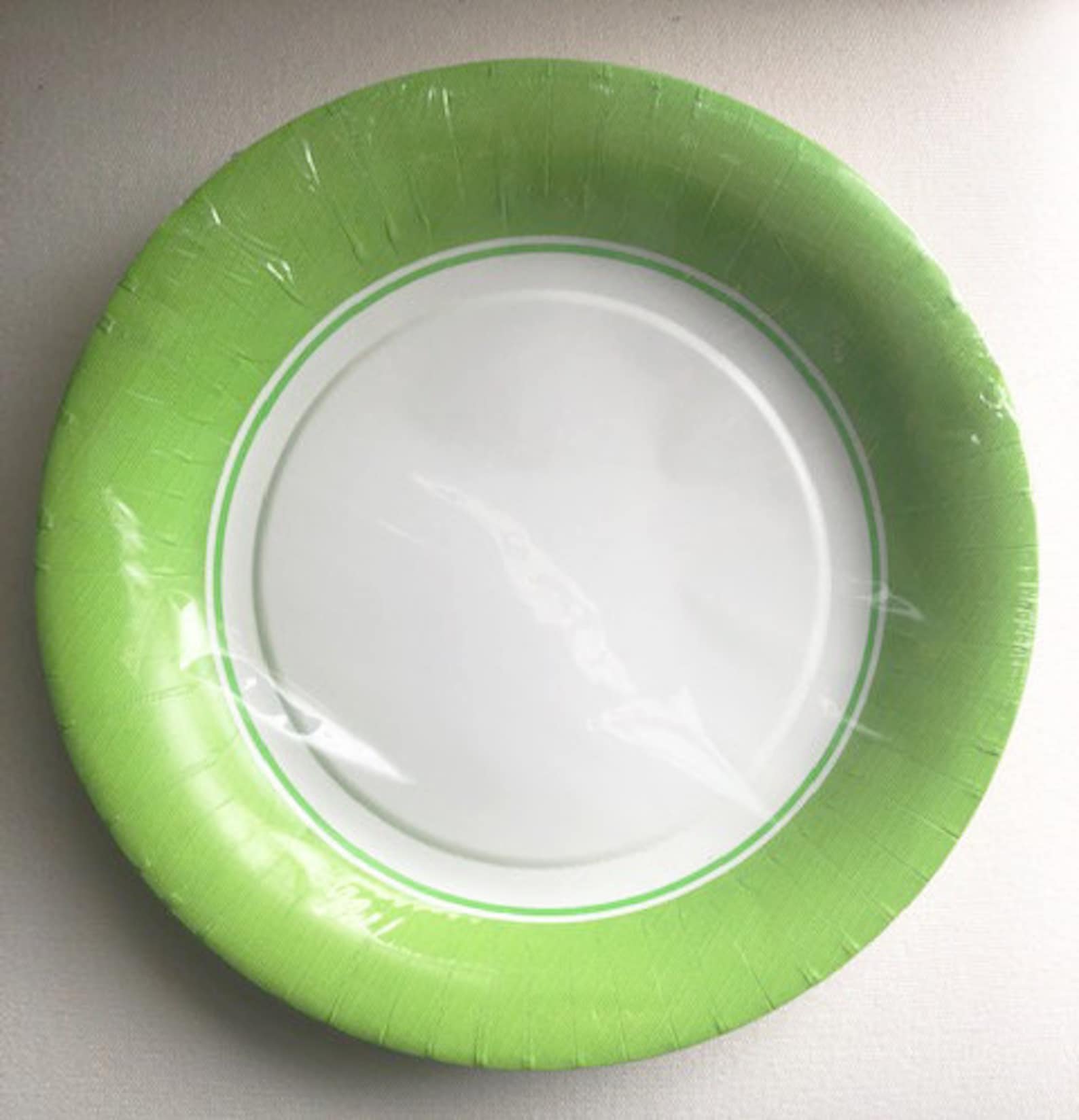 Lime Green Paper Plates Luncheon or Dinner Size Etsy