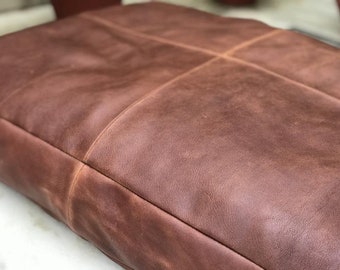 genuine leather dog bed