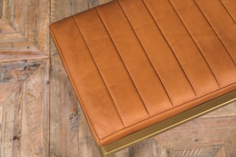 Custom Genuine Leather Replacement Cushions. Window Cushion Cover